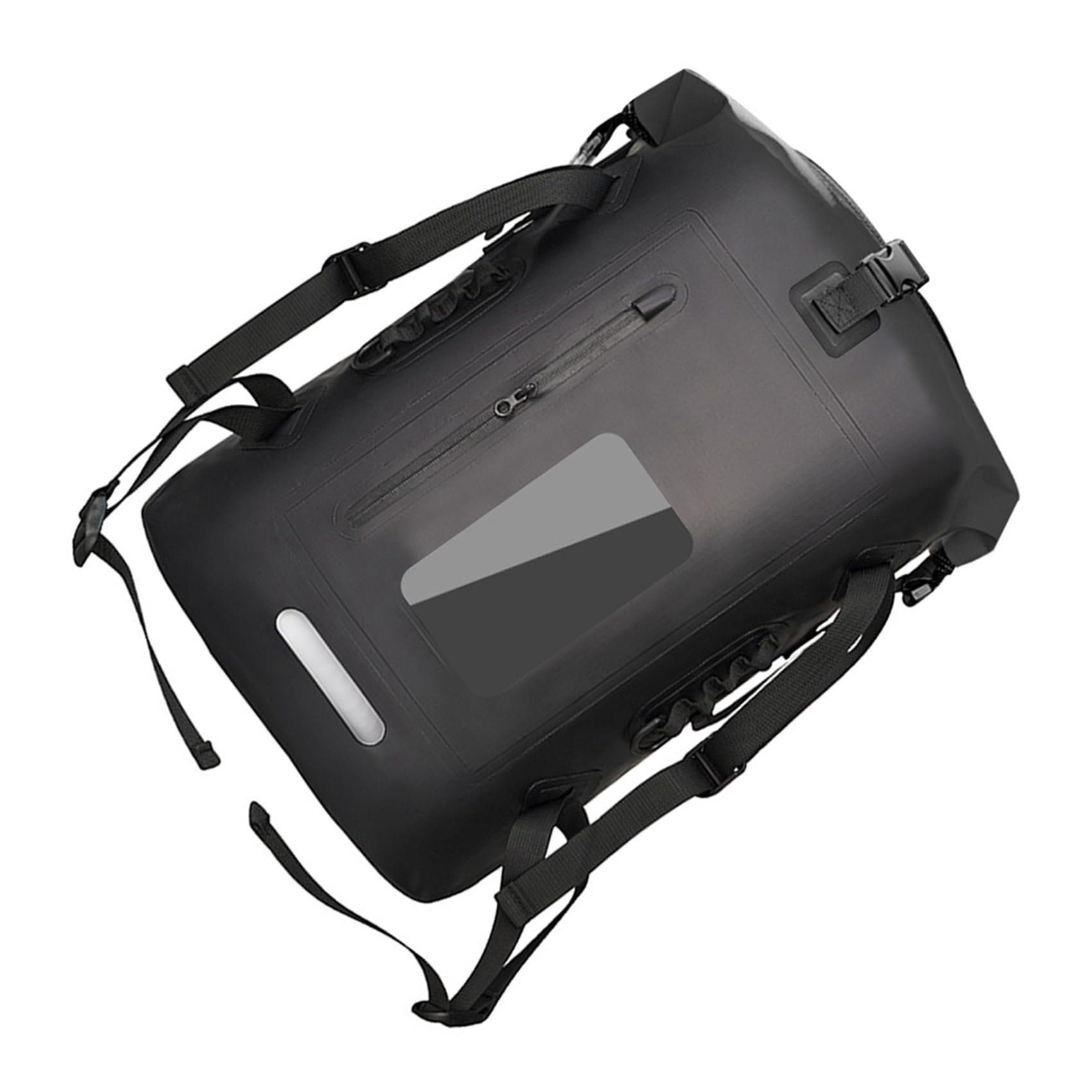 Azull 30L Angel-Rucksack Angeltasche Trockenbeutel F¨¹rs Angeln zum Wandern, Driften, Schwimmen und Kajakfahren, mit Schultergurten und K?der-Eimer, in Schwarz