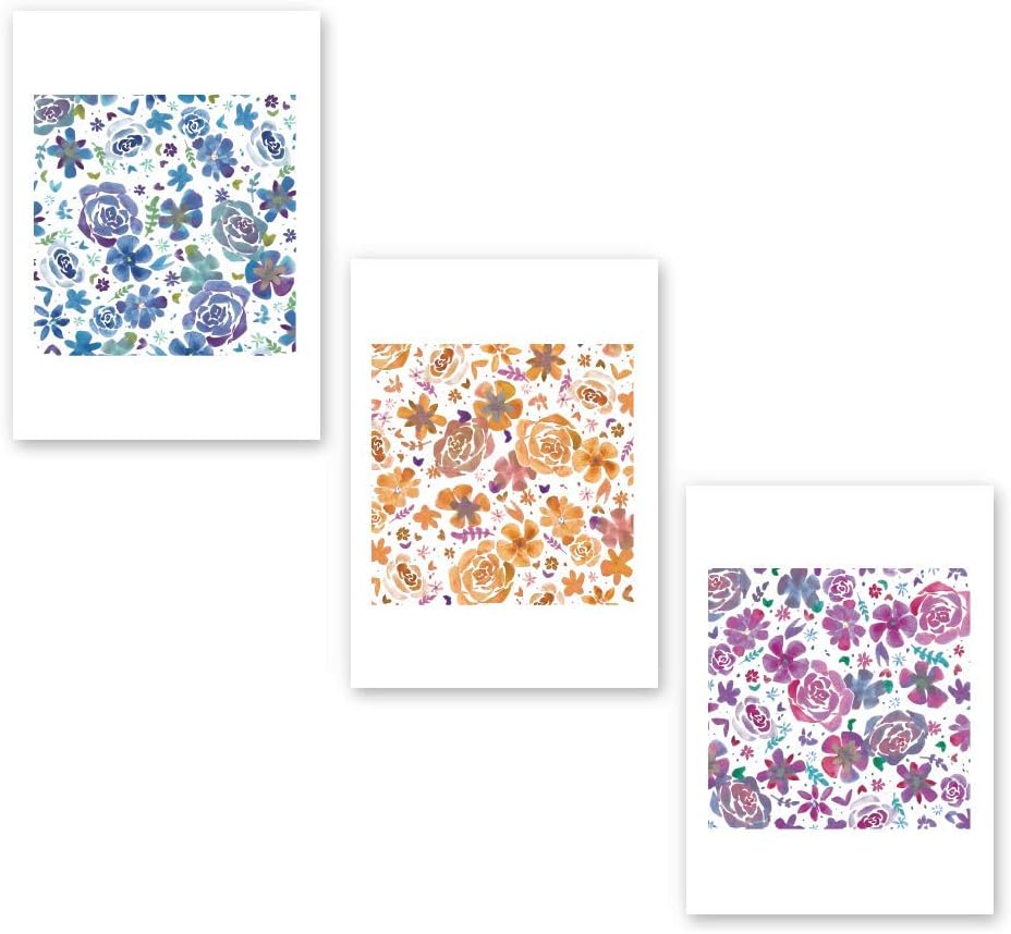 Amazon.com: DecoPop Floral Geometric Square Wall Art Prints | UNFRAMED