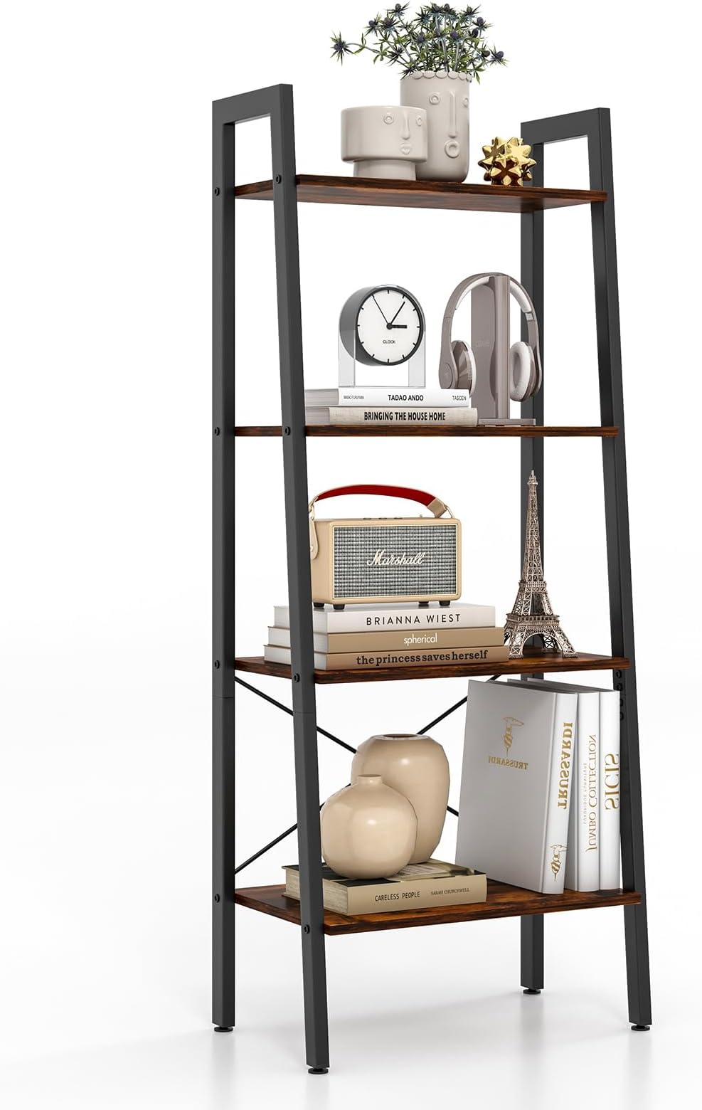 Becag Bücherregal, 6 Regal, Standregal Mit Türen  Produktbild-Vorschau 5