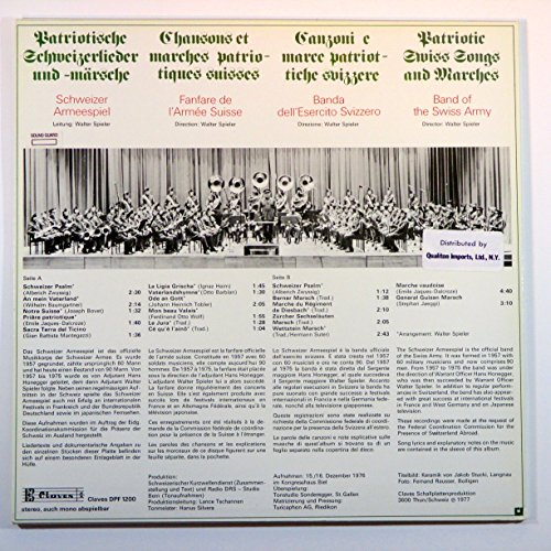 Patriotic Swiss Songs And Marches ~ Patriotische Schweizerlieder Und - Marsche #TOP1