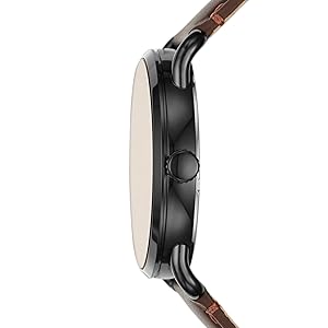 Fossil Men's Copeland Quartz Stainless Steel and Leather Three-Hand Watch