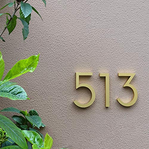 Números para la puerta principal en señalización de edificios modernos 6