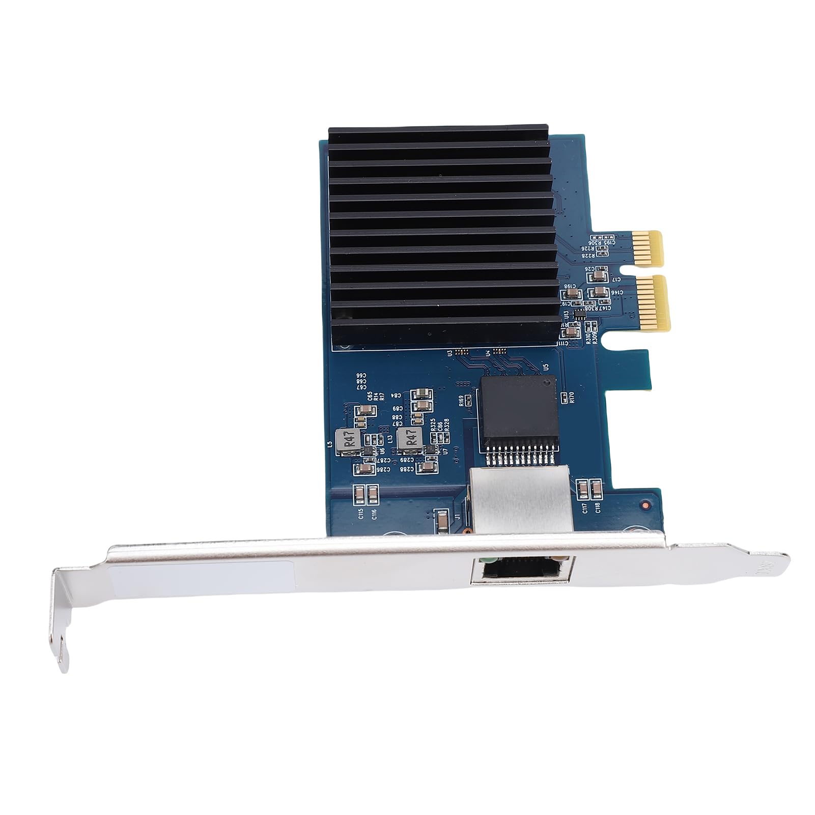 Naroote Scheda di Rete PCIe da 10 GB, Adattatore PCI Express Gen 4 X1 a 10 Gigabit Ethernet con Porta RJ45, Standard IEEE 802.3, per
