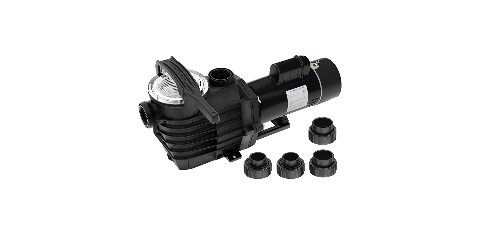 Amazon.com : BRIOPAWS 2.5HP Dual Voltage Pool Pump, 6000GPH