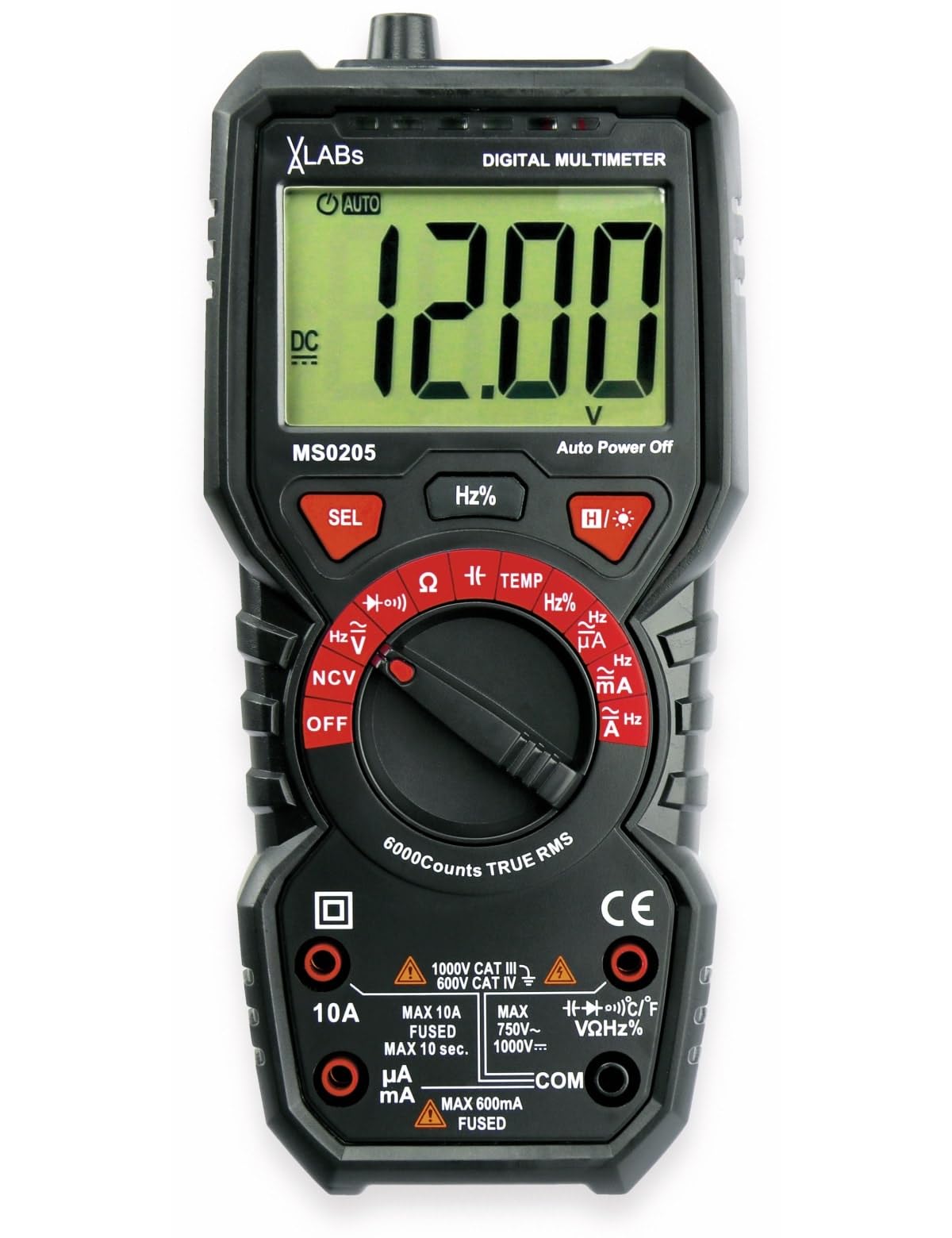 MS0205 Digital-Multimeter, 6.000 Counts mit NCV