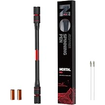 Mortal Spinning Pen Mod by Mr. Nope Professional Trick Pen for Tricks & Relief Anti-Slip, Long, Red