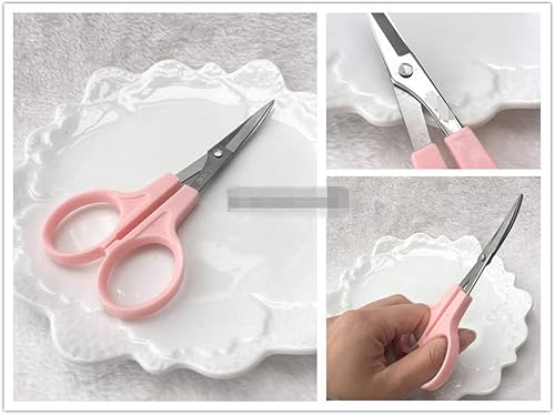 Miniatura 5 de ZHONGJIUYUAN Tijeras de cabeza de Alice para doblar sobre bordado, tijeras de pajaro para punto de cruz, tijeras de corte a medida, tijeras de 4.5
