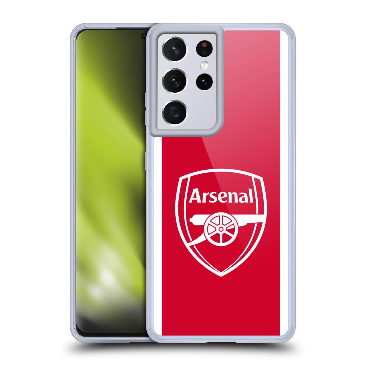 Head Case Designs Officially Licensed Arsenal FC Home 2025/26 Kit Gel Case [Military Grade Protection] Compatible With Samsung Galaxy S21 Ultra 5G