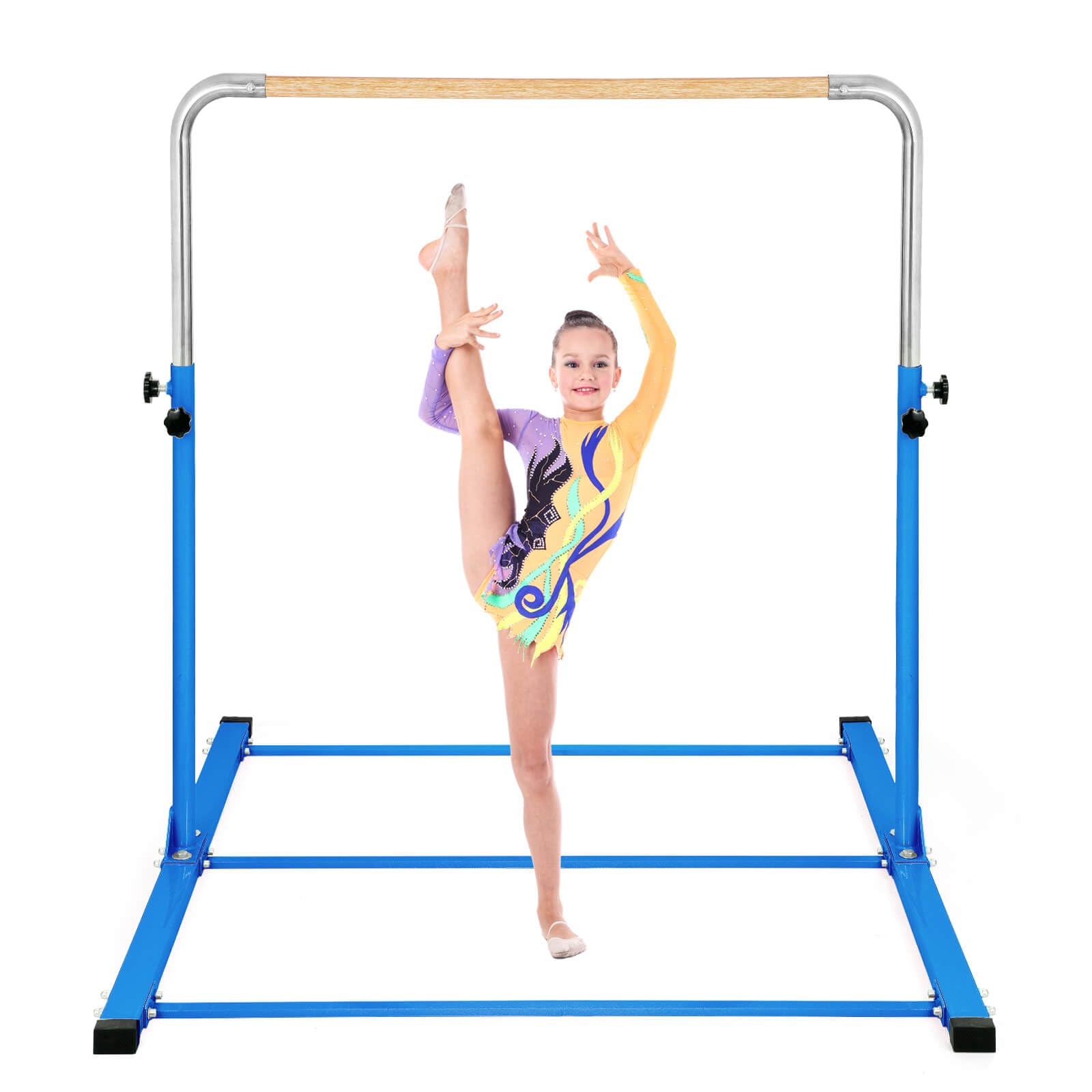 Buy SHIWEI Gymnastics Training Bar Height Adjustable 3' to 5