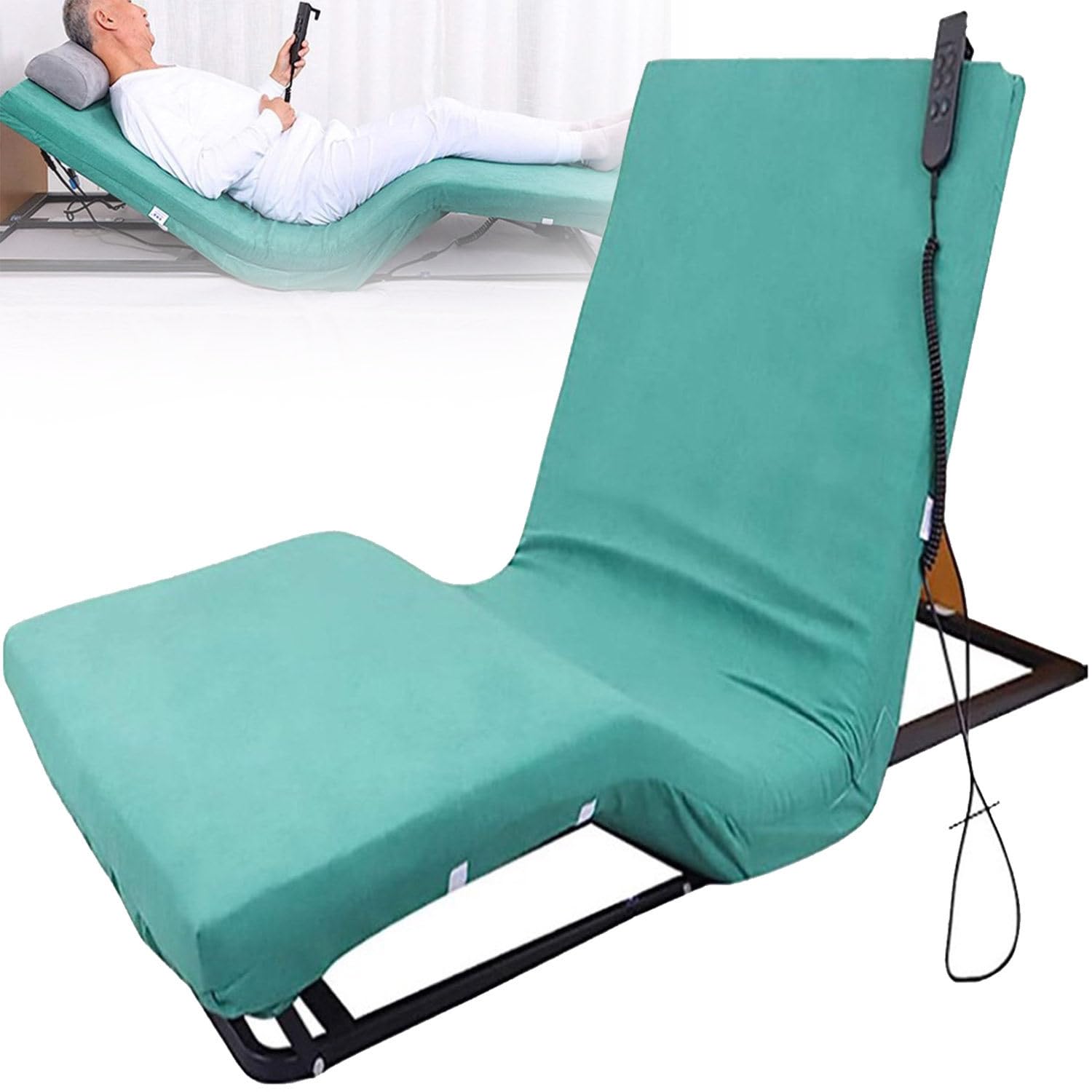 Bed Wedges Lifting Cushions,Medical Pillow Lifter,Electric Bed Backrest,Adjustable Power Lifting Bed Backrest Eldery, Disabled & Injured for Neck Head and Lumbar Support