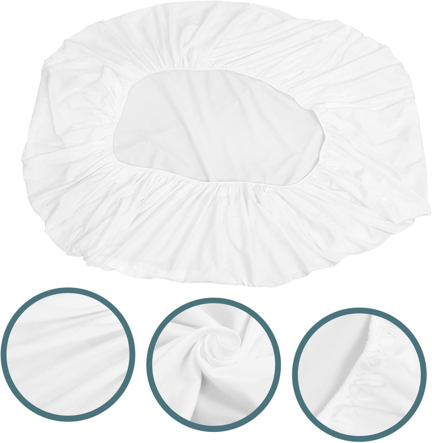 Fitted Bed Sheet Cover Comfortable Mattress Protector for Home Hotel Standard Elastic Design Simple Practical Refresh Your Bedroom