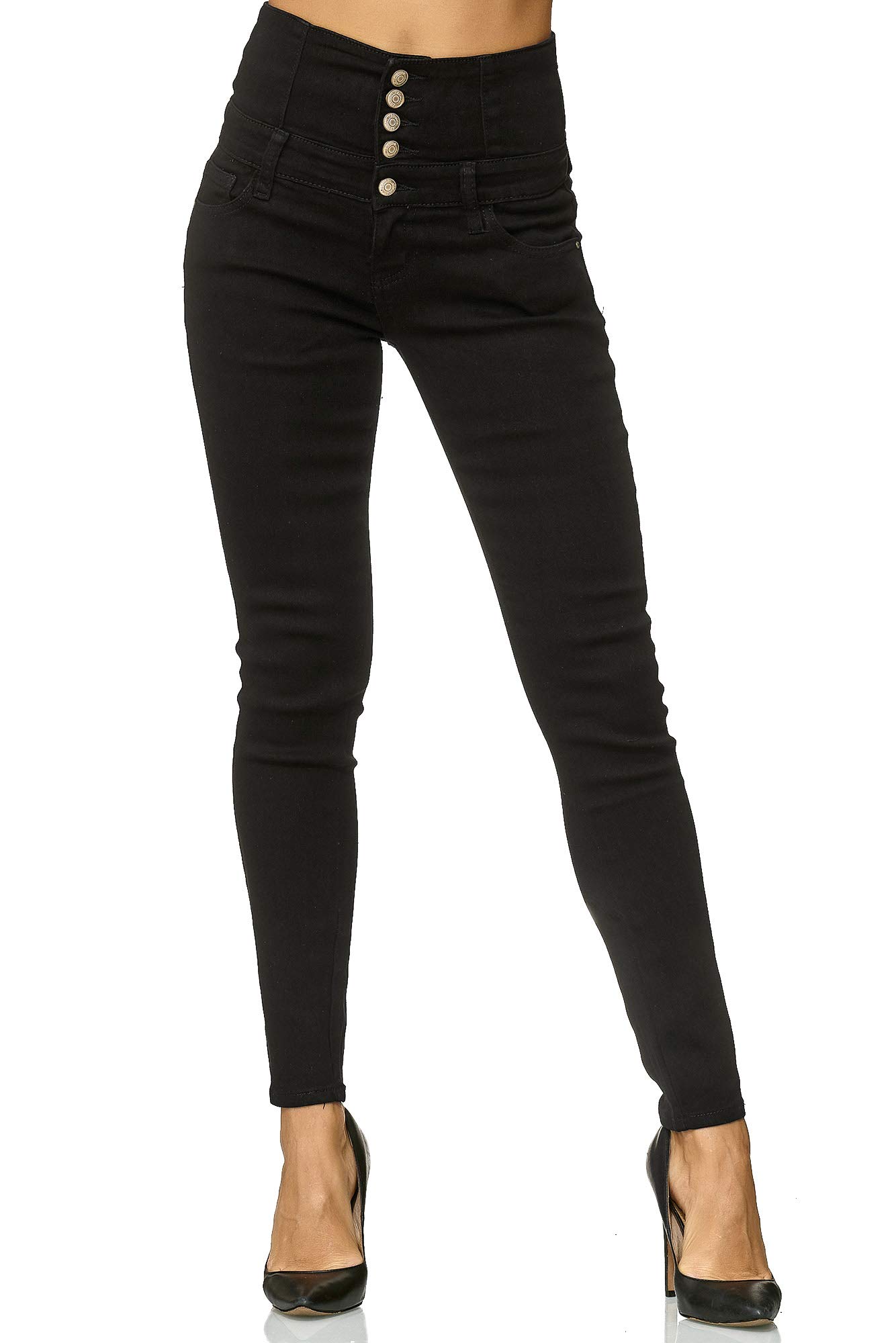 Elara Jeans da Donna Elasticizzati Skinny Vita Alta Chunkyrayan