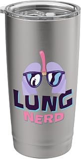 Lung Nerd, Pulmonologist and Lung Doctor Stainless Steel Insulated Tumbler