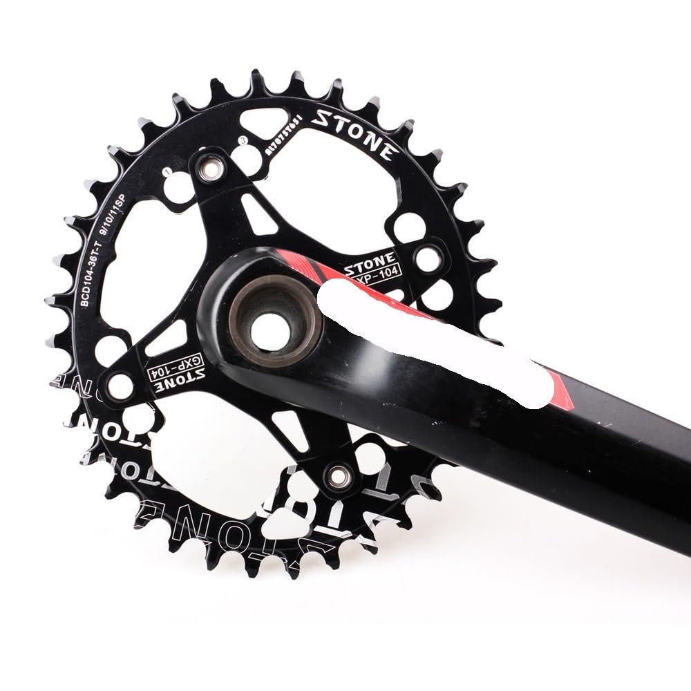 Platos para Bicicletas Plato Ovalado 104BCD 32 36 38T 40T 46T 48 50T Rueda de Plato Bicicleta 104 BCD 12 Velocidad 12s Unisex