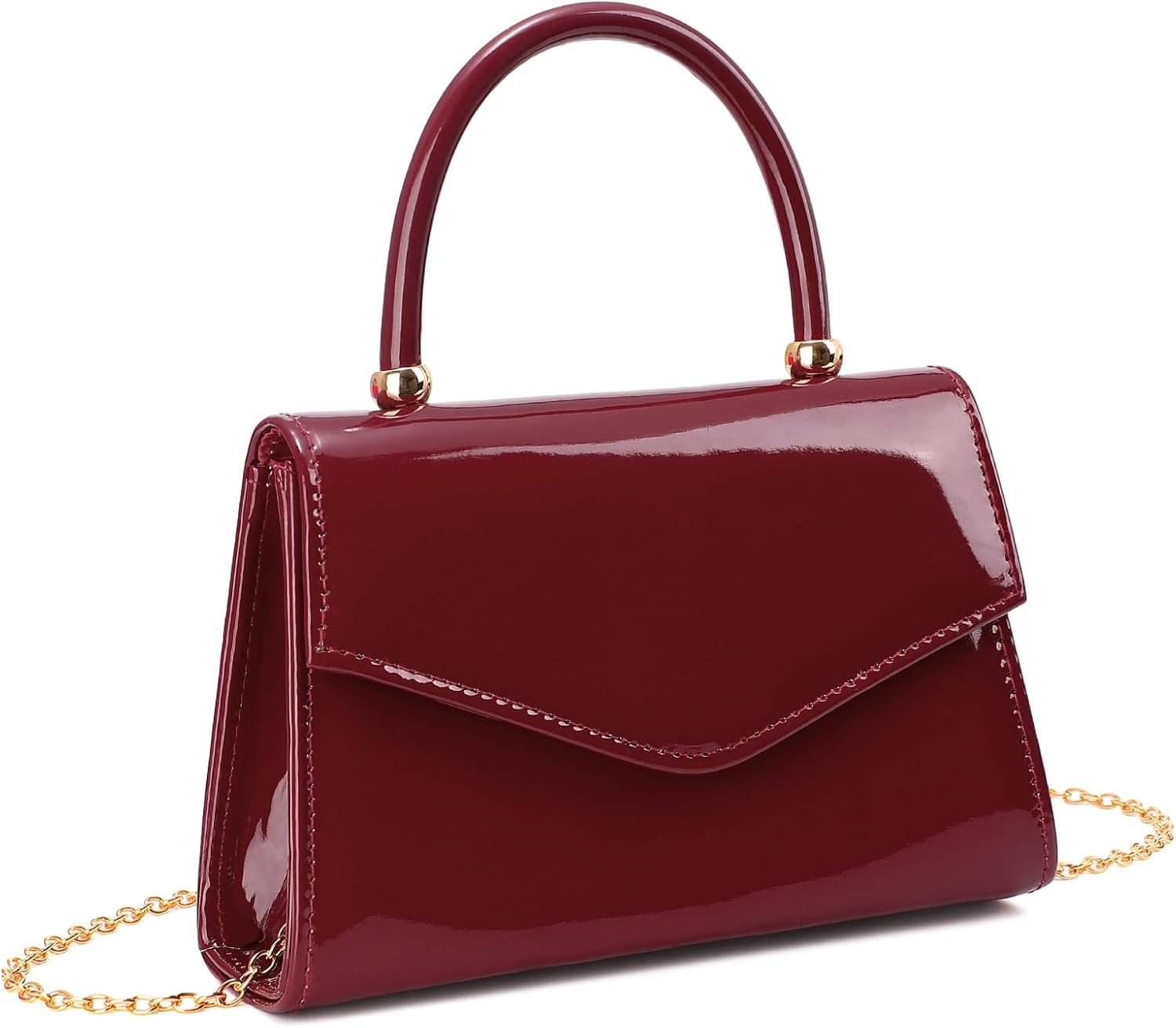 Women's Evening Handbags with Handle and Detachable Chain