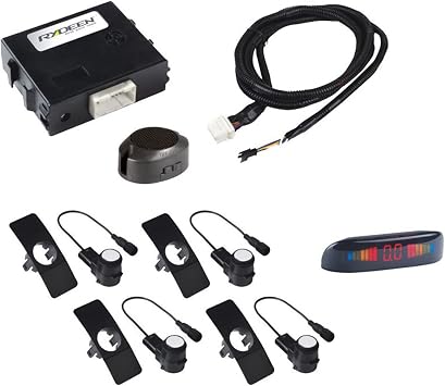 BF470P Flush-Mount Front Parking Sensor System,4 Sensors with Clean Flush Fit, Brake Trigger Activation & LED Display