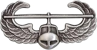 Army Air Assault Badge Full Size Oxidized Finish
