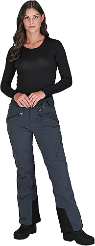 Arctix Pantalones cargo de snowboard con forro de malla prémium para mujer