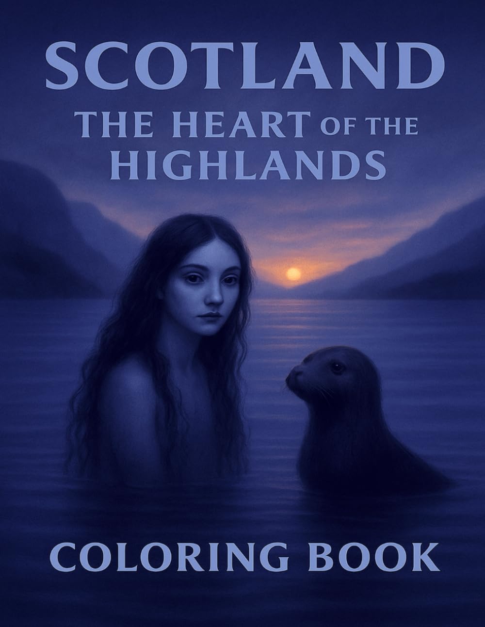Scotland – The Heart of the Highlands: Coloring Book – 50 Unique Pages with Scottish Myths, Castles, Legends, Nessie, Symbols of Scotland, and Heroes ... folklore. (The British Isles Coloring Saga)