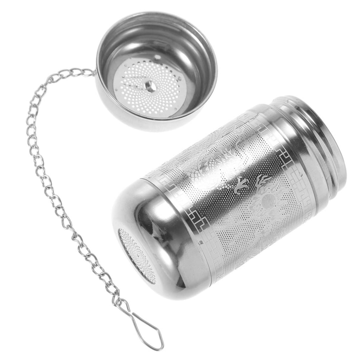 Unomor Stainless Steel Seasoning Strainer Ball for Tea Spice and Soup Capacity Multi-functional Kitchen Filter with Design for Enhanced Flavor