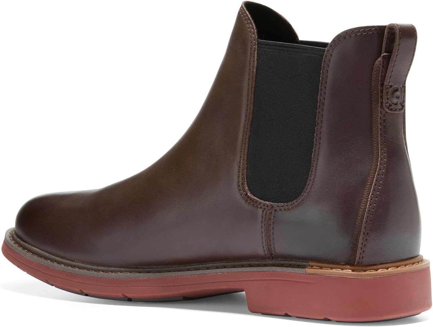 Cole Haan Men's GO-to Chelsea Boot, Dark Chocolate/Sequoia, 11.5