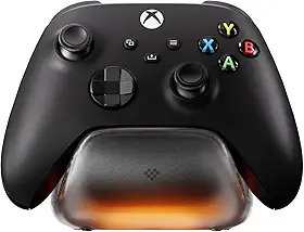 8BitDo Base de carregamento para controles sem fio Xbox, estação de carregamento Xbox com carregamento magnético seguro e ajuste de luz para Xbox Series X|S e Xbox One Controller - Oficialmente