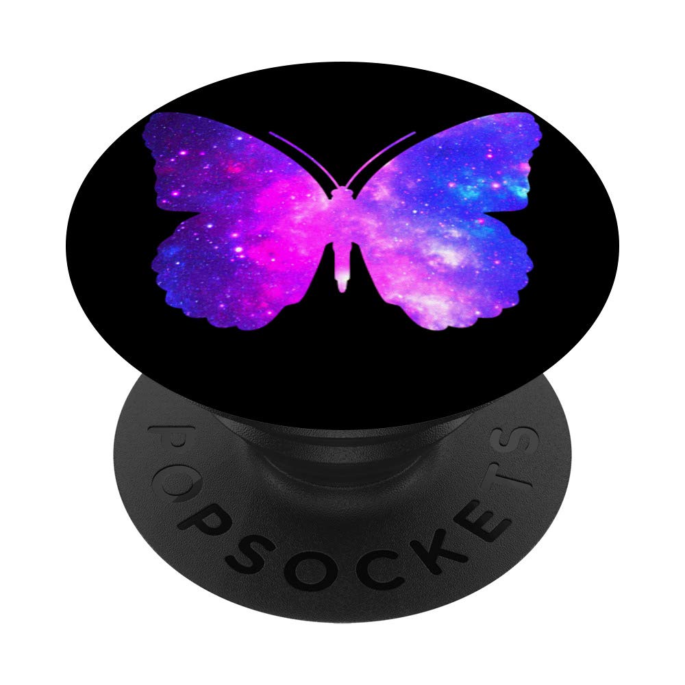 Amazon.com: SPACE BUTTERFLY Pop Socket - Cosmic Nebula Insect Moth