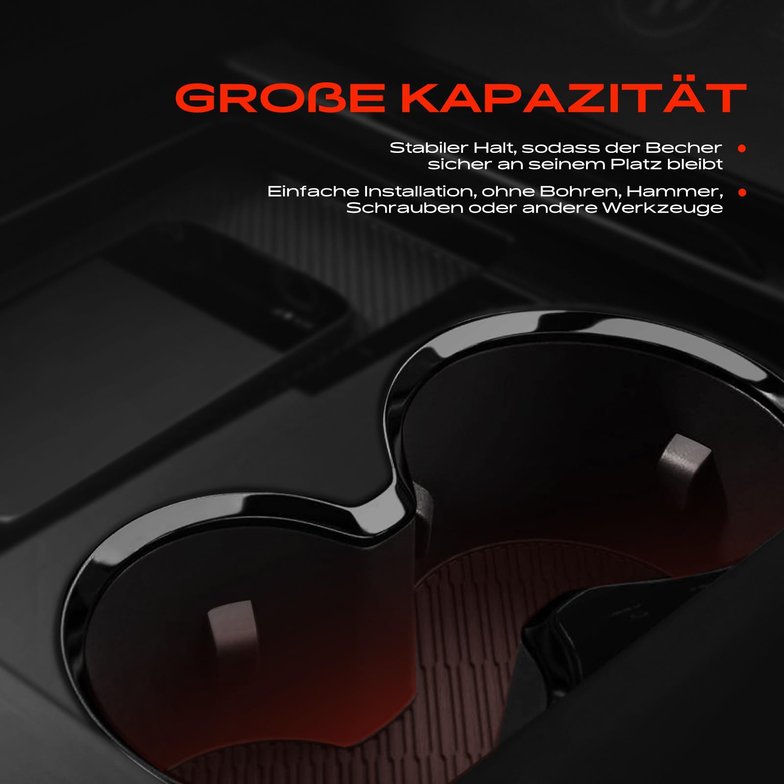Uchwyt na napoje, uchwyt na kubek, uchwyt na puszki 5 szt. kompatybilny z E39 520 523 525 528 530 540 1995-2004 51 16 8 190 205