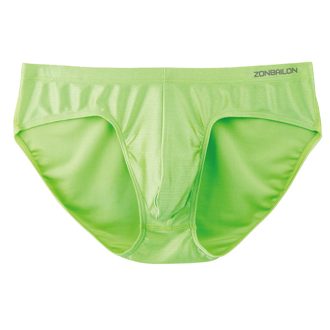 Slip sexy da uomo, slip in nylon, slip da uomo, slip da uomo, in poliammide, Grigio-rosso-verde (confezione da 3), M