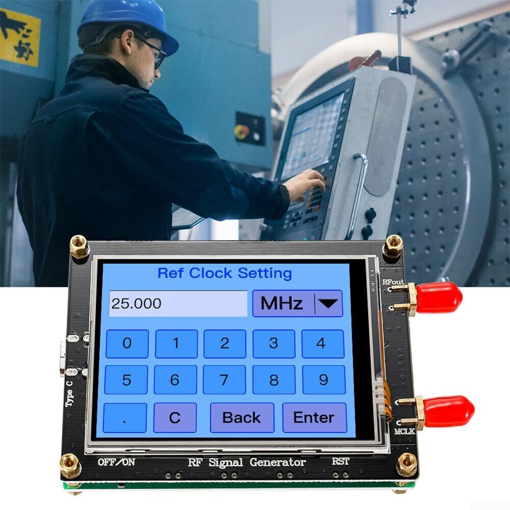 ADF4351 35M-4.4G RF Signal Generator PLL Sweep Frequency Generator RF Signal Source Signal Generator Square Sweep Touchscreen PC Software Control