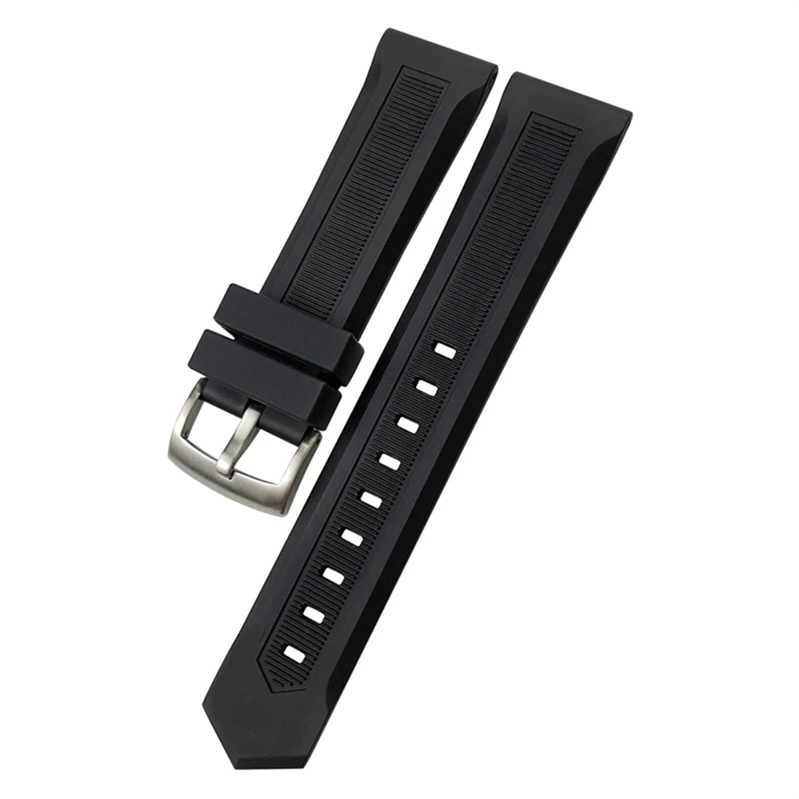Two-Piece Strap 22mm Silikon Armband Für TAG Heuer – Orange, Mit
