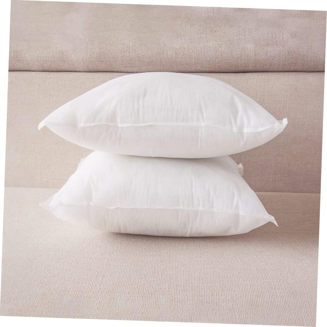 2pcs High-Elastic Pillow Inserts Rectangular Cushion Fillers for Sofa and Bed PP Cotton Stuffers Soft and Supportive for Home Decor and Car Use