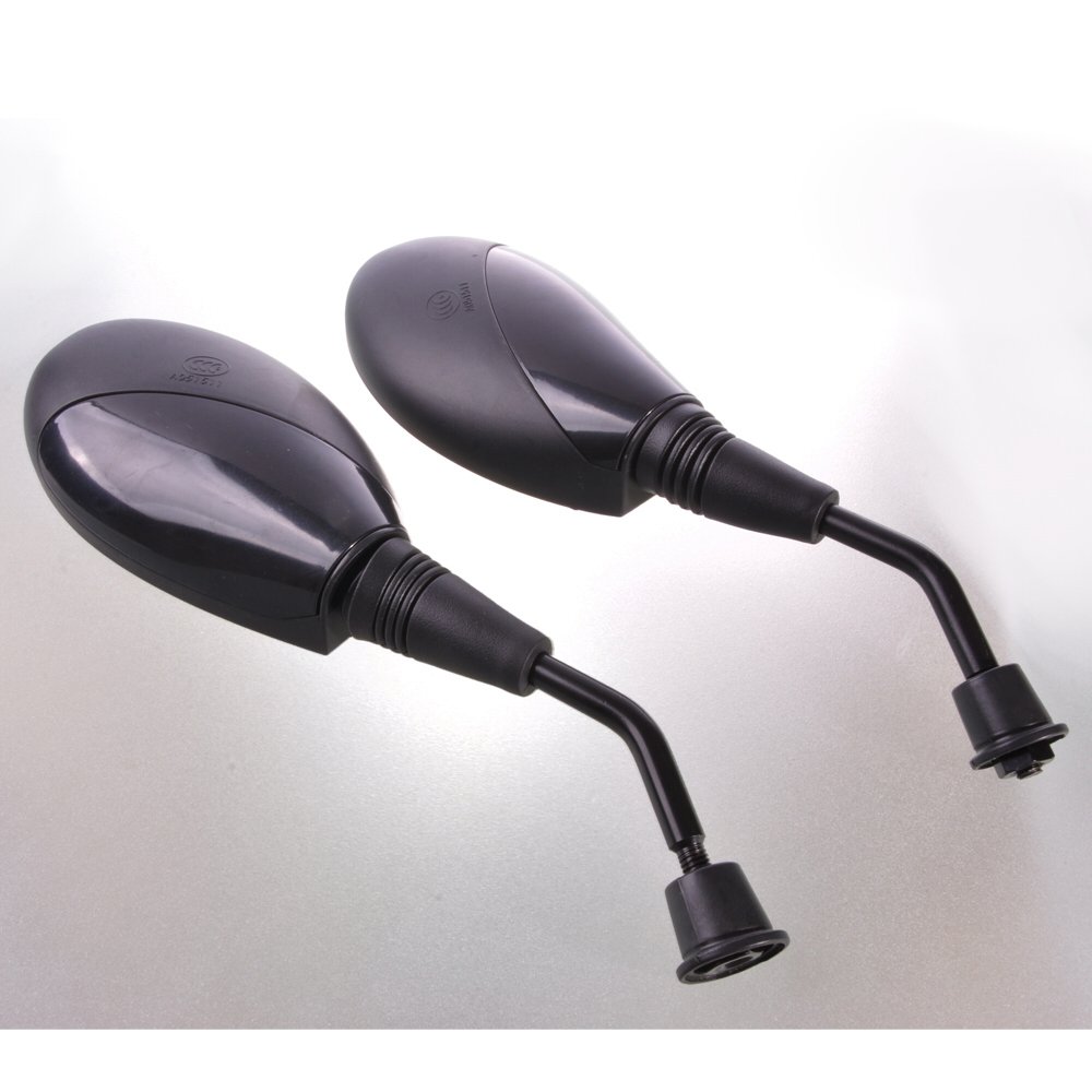 Sunny 8mm Mirror Rearview Set 8mm For Gy6 Scooter Parts Bike Black