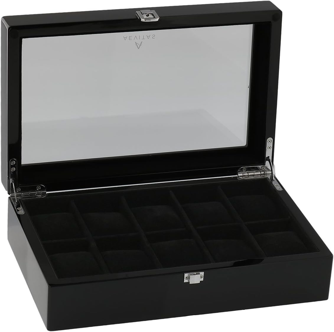 Aevitas Piano Black High Gloss Watch Box (10 Watches)