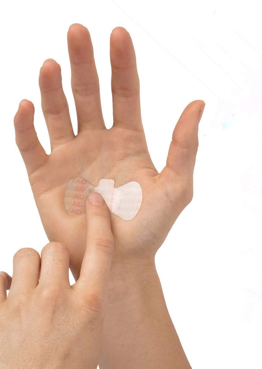 Carpal AID Clear Plastic Adhesive Hand-Based Carpal Tunnel Support for Either Hand SM20PK, 20 Ct