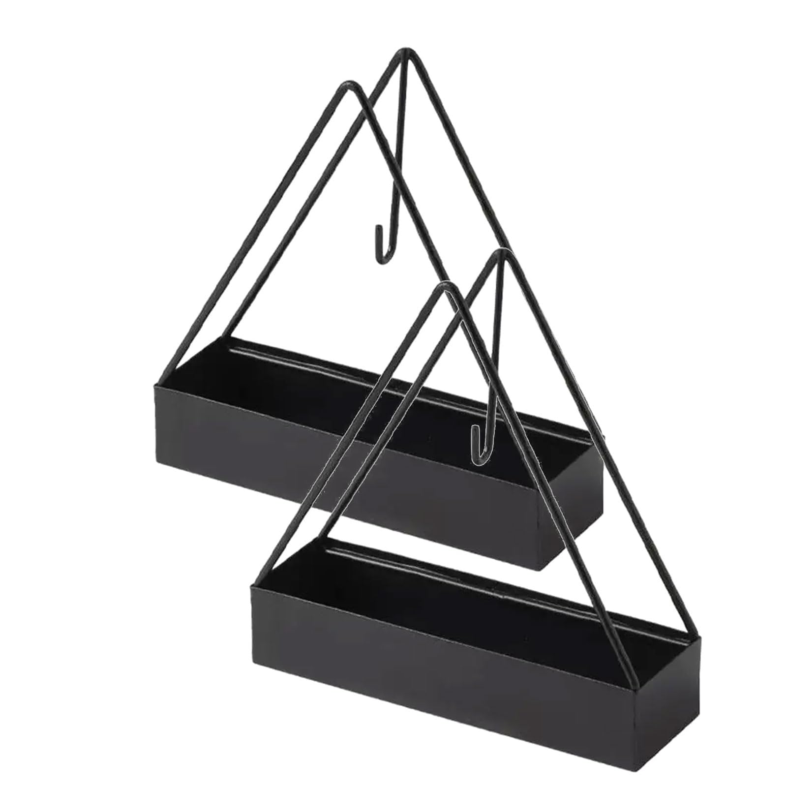 YLME 2 Soportes para Bobinas De Mosquitos. Marco De Quemador De Incienso De Bobina Colgante, Portátil A Prueba De Fuego Estante De Incienso Repelente De Mosquitos De Forma Triangular