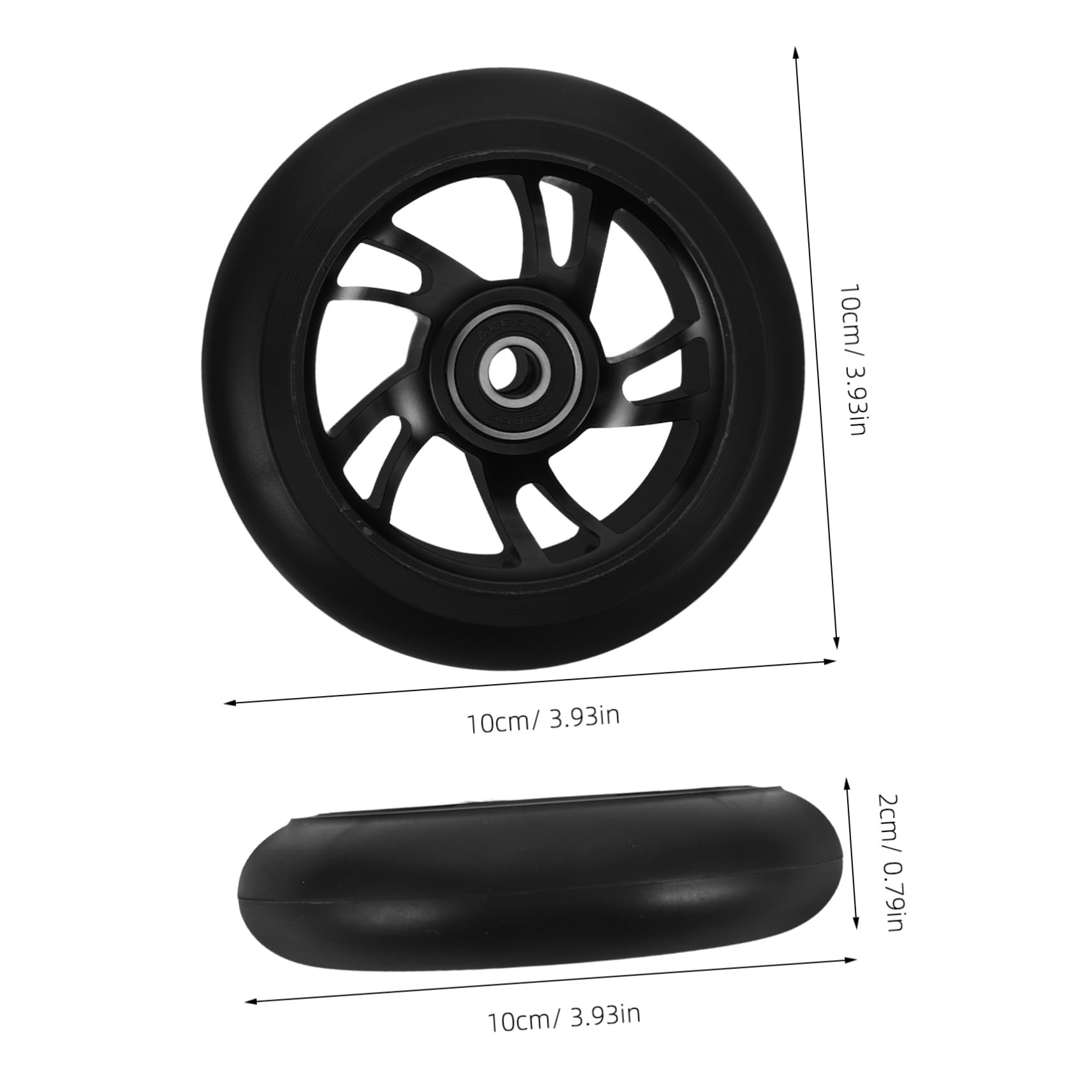 JOINPAYA 2pcs Electric Scooter Wheels Replacement for Scooters Lightweight and Durable Stylish Design for Enhanced Performance and Agility