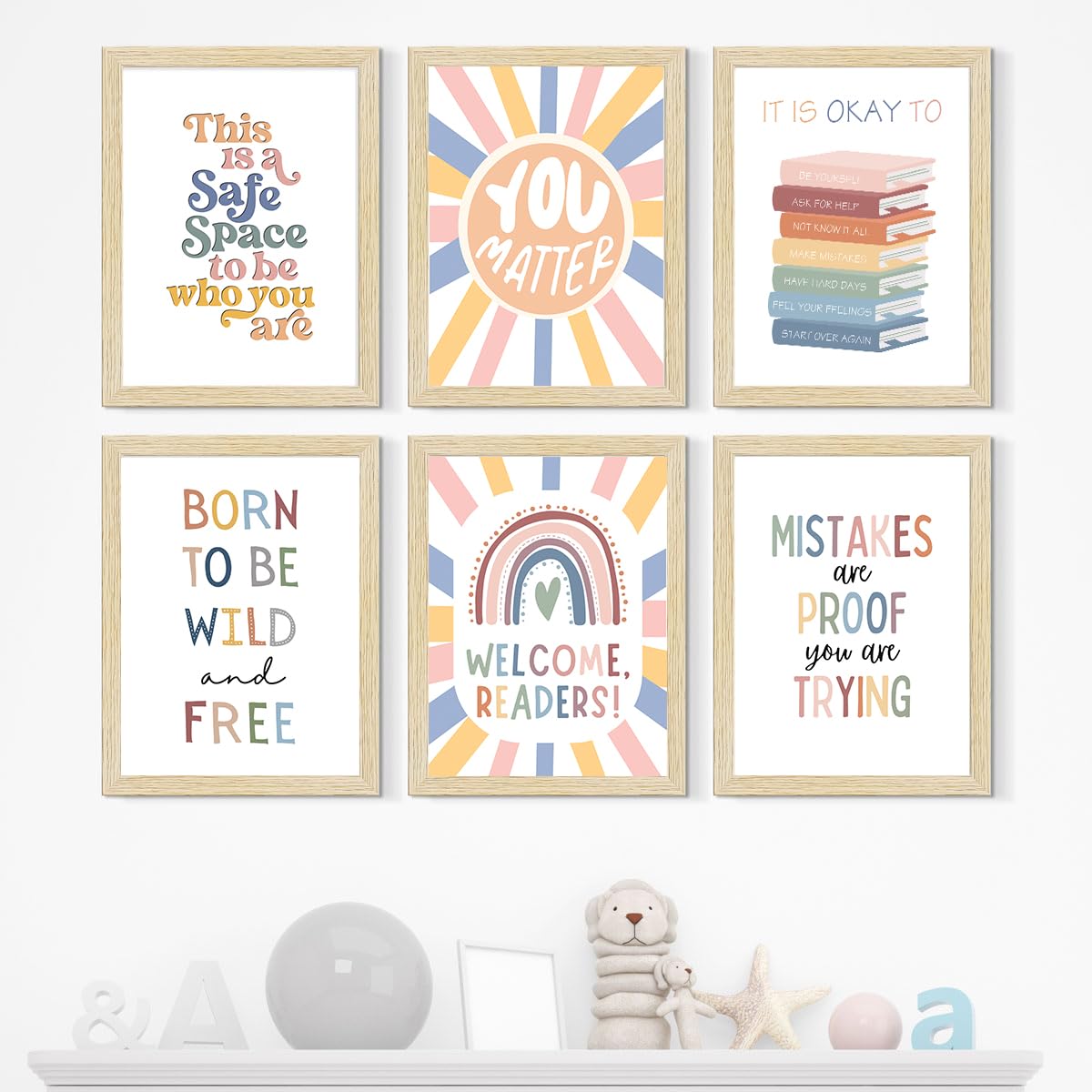 Cute Animal Wall Art - Set of 4 Kids Paintings -18 Cute Animal Wall Art - Set of 4 Kids Paintings -18
