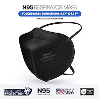 Vista 5 de AccuMed BNX N95 - Máscara facial protectora con certificado NIOSH fabricada en Estados Unidos