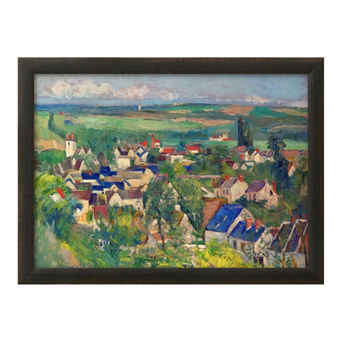 Amazon.co.jp: ポール セザンヌ オヴェールの眺め A3 サイズ おしゃれ