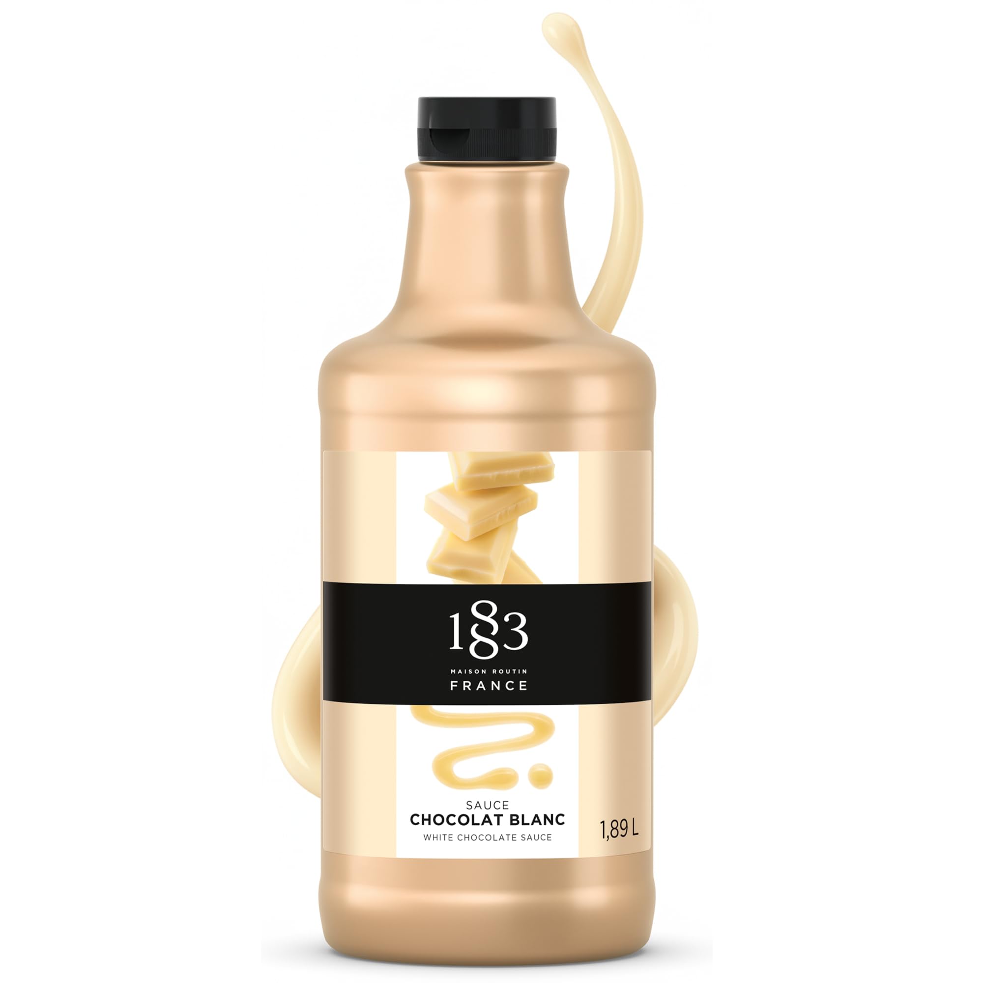 1883 Maison Routin White Chocolate Sauce 1.89L – Barista-Grade