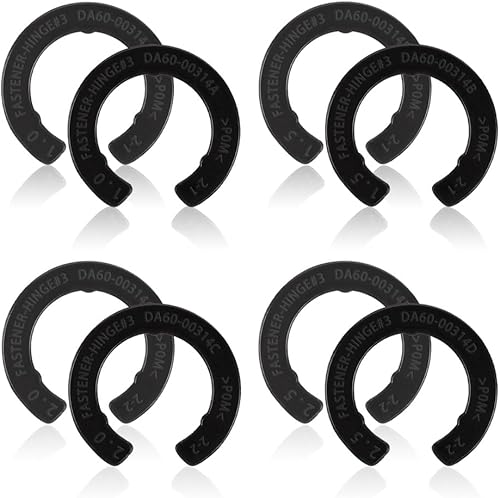 Huaesem DA99-04158A Kit de cuña de bisagra para puerta de refrigerador, accesorio de montaje para refrigeradores Samsung, reemplaza a DA60-00314C,