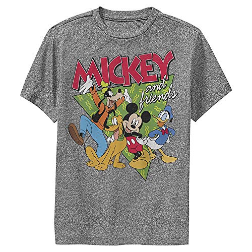 T-shirt performance Disney garçon anthracite chiné taille M Funky Bunch