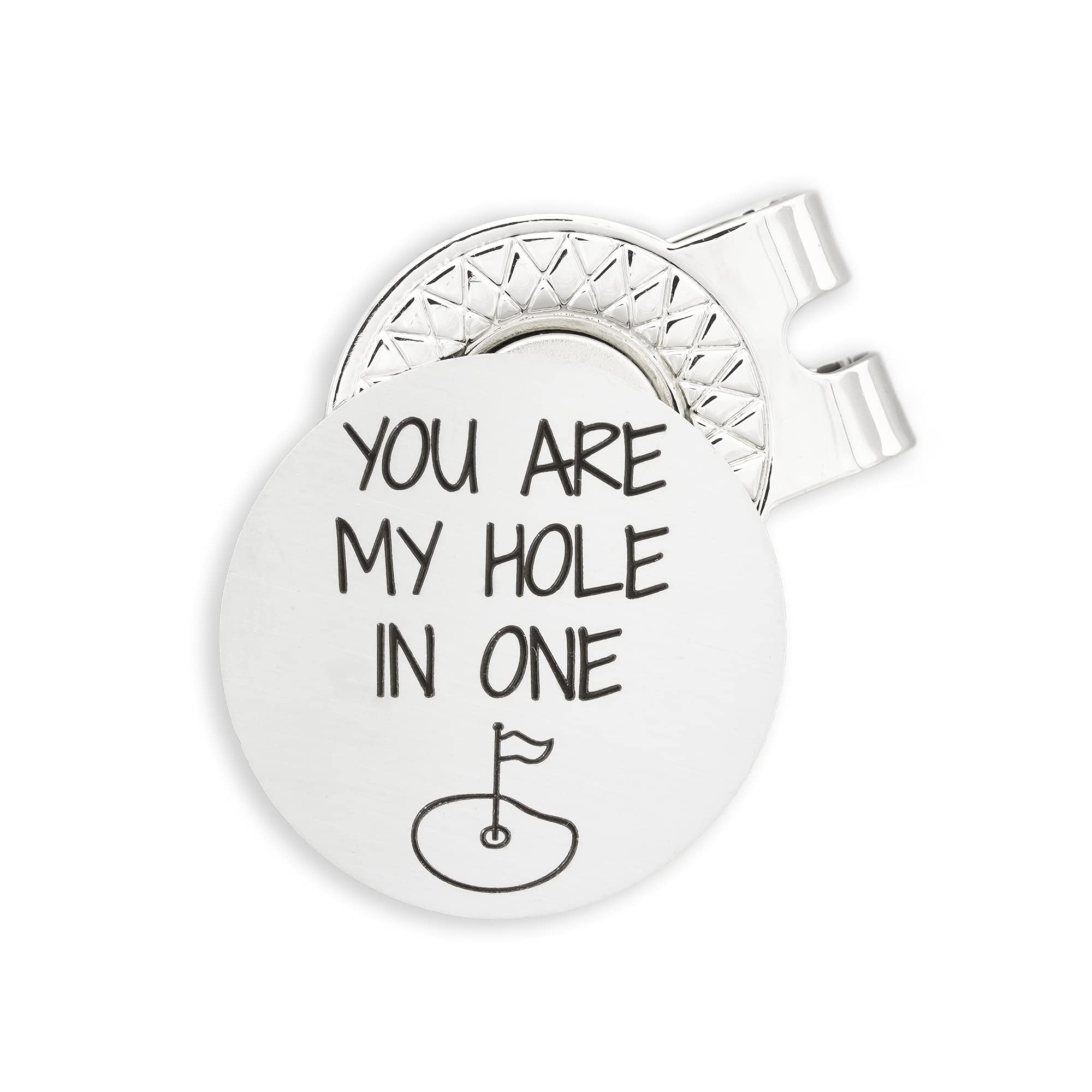 Golf Gifts for Men Golf Ball Marker with Hat Clip You Are My Hole In One