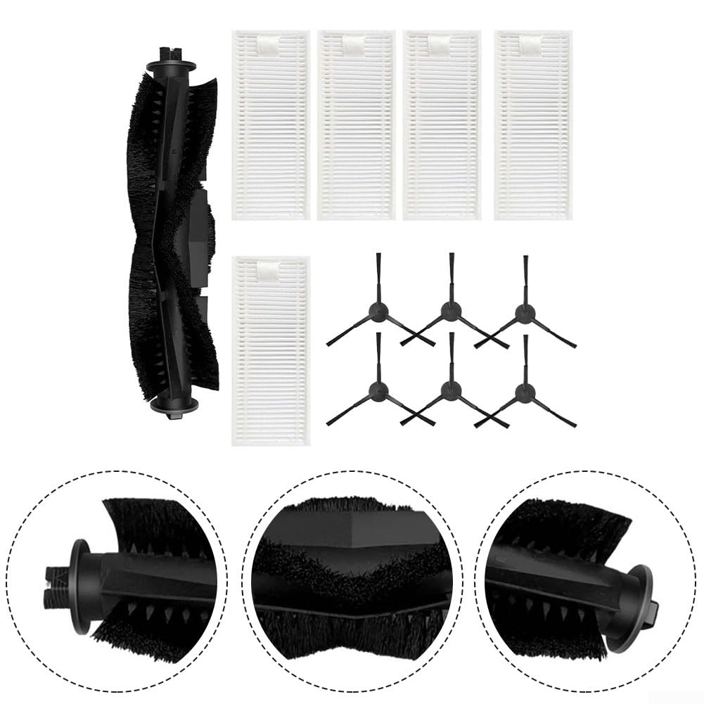 Kit Rechange Pour Robot Aspirateur Vistefly M303 - Brosses Latérales, Brosse Principale Et Filtres (3 Mois D'Entretien)
