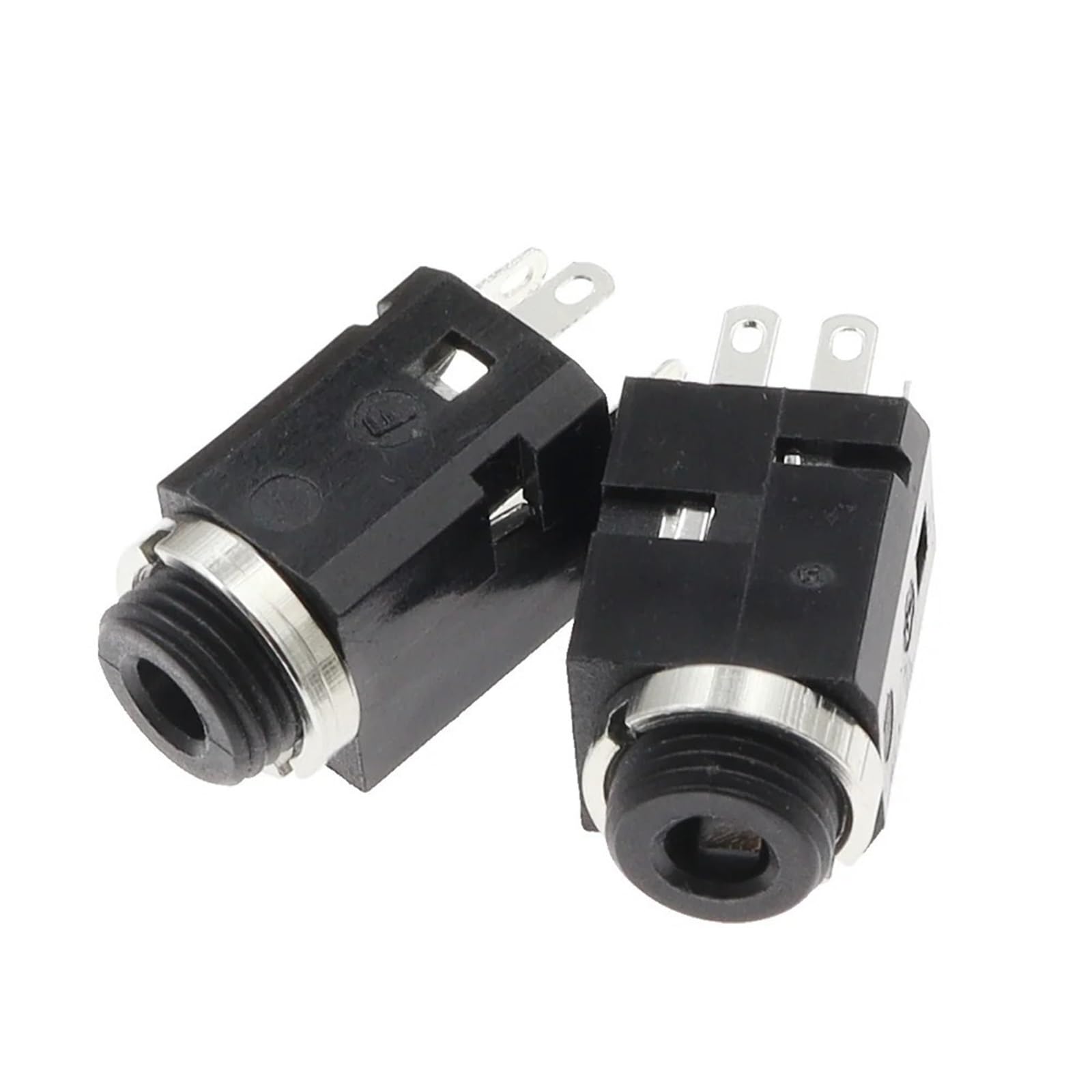 Prise verticale 3,5 mm 5 broches stéréo femelle jack avec vis 3,5 connecteur casque audio PJ-341 3 pôles trou pour écouteurs 5 pièces
