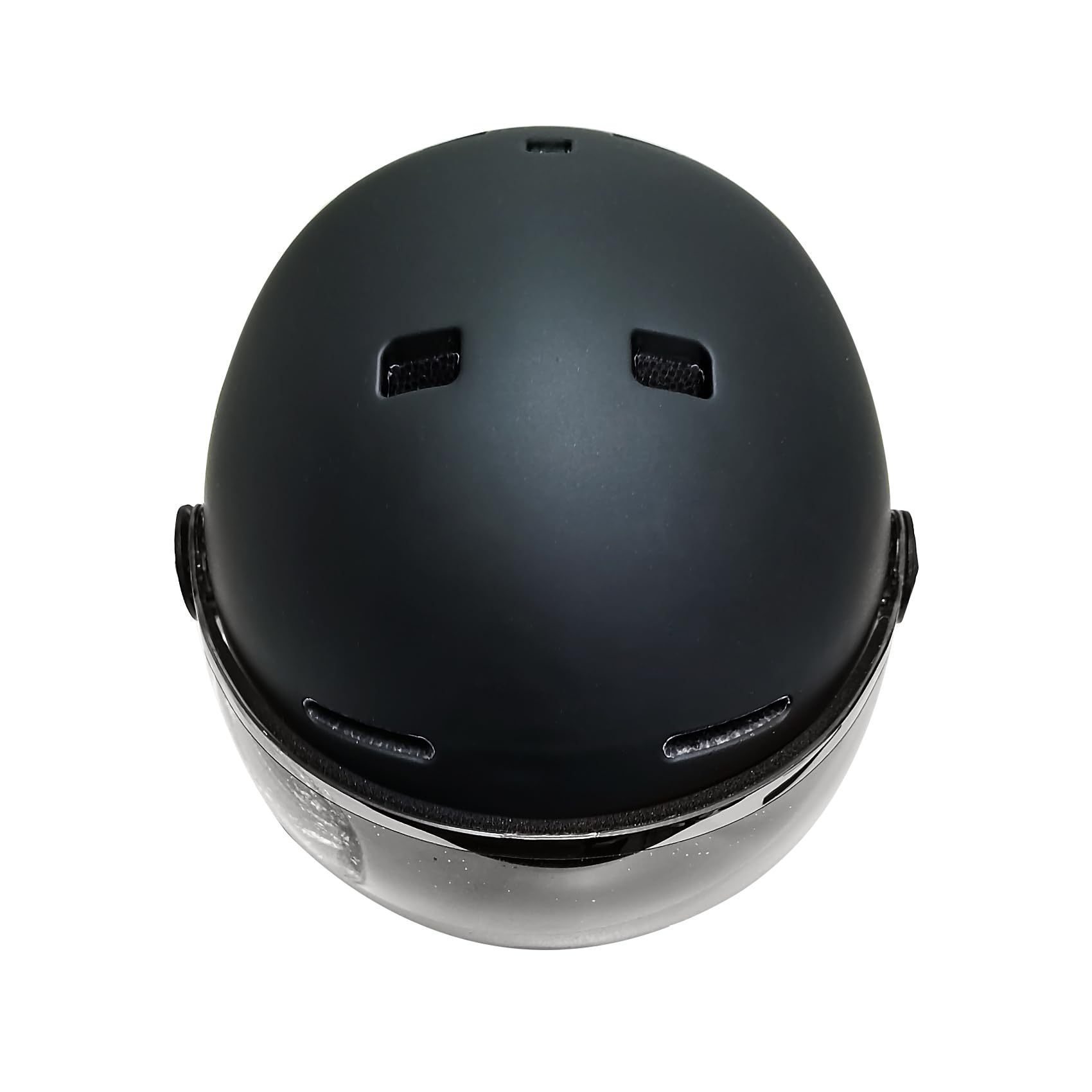 2-en-1 détachables Pare-Vent Casque de Ski Anti-buée Anti-UV Lunettes de Ski intégrées pour Le Snowboard