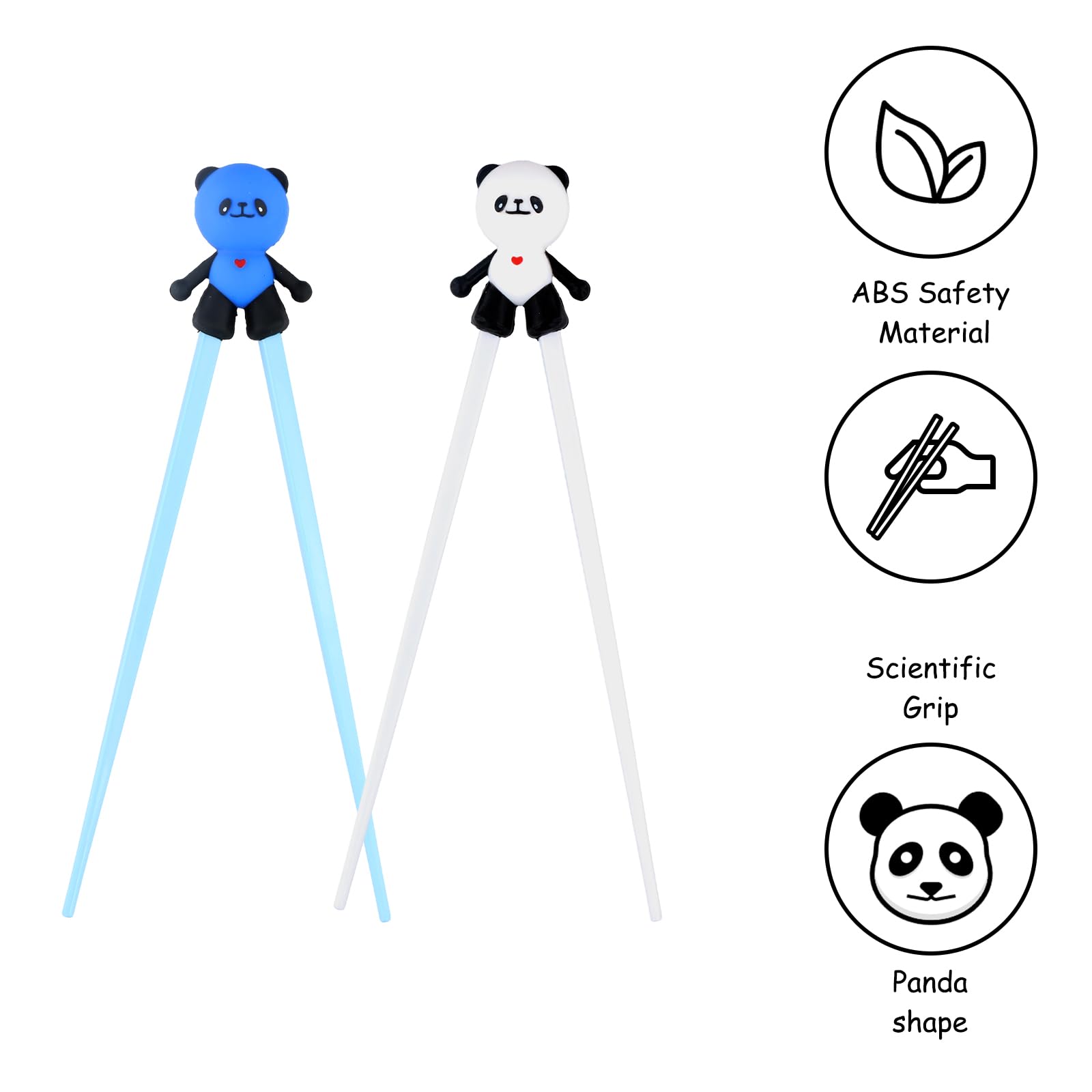 YILANJIN Chopsticks Panda, Chopstick for Beginners Reusable Non-Slip - Image 4