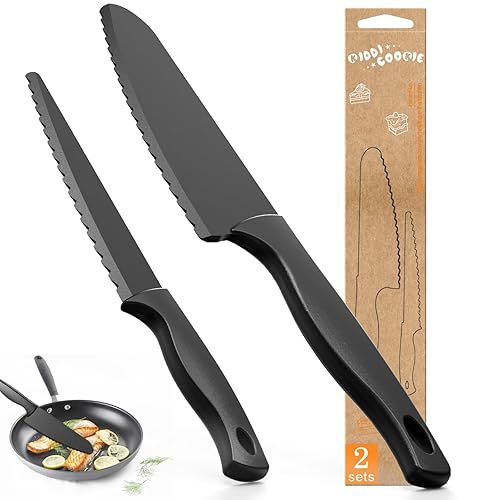 2pcs Nylon Knife, Kitchen Nylon Knives for Nonstick Pan, Safe,