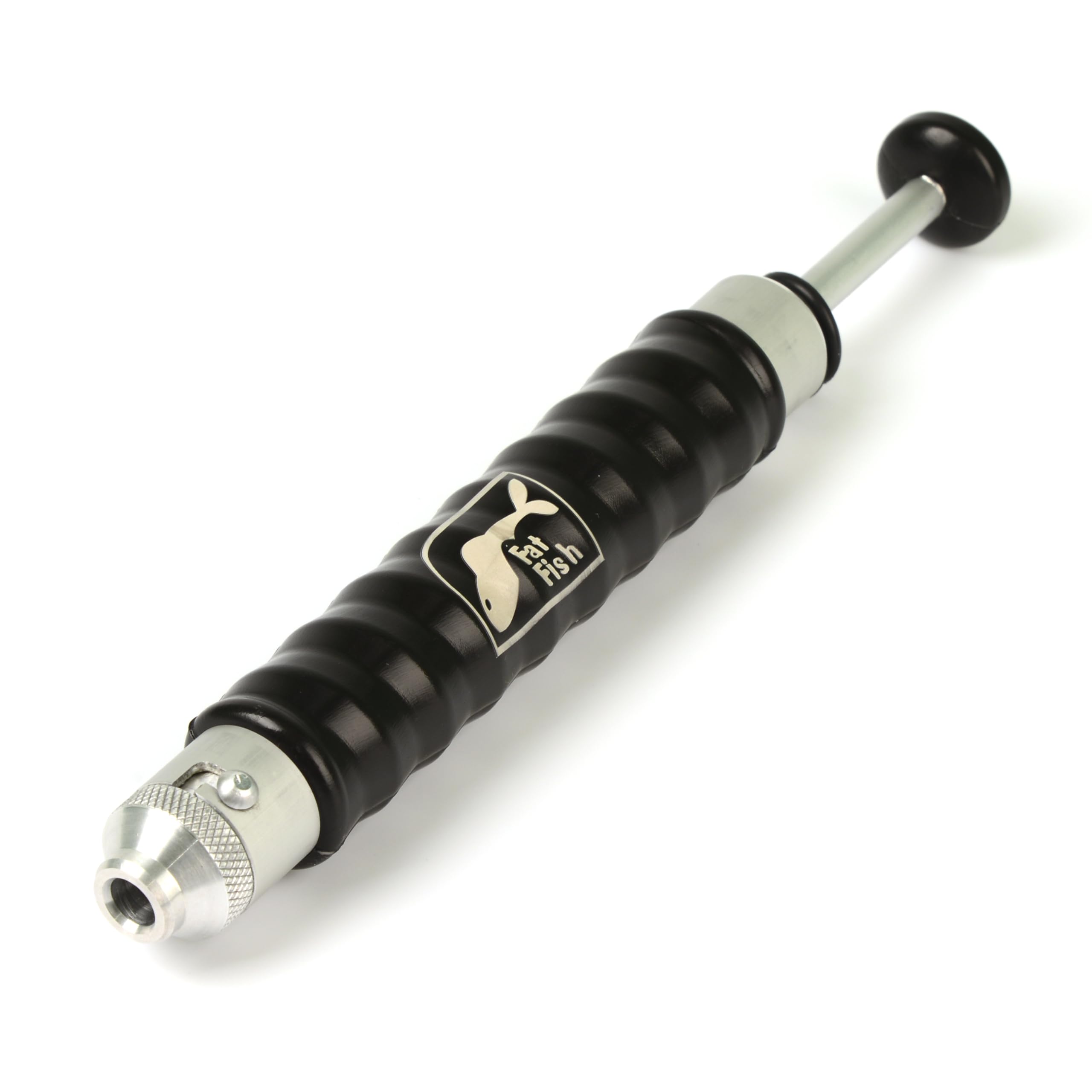 Fat Fish Plastisol Injector Soft Plastic Fishing Lure Molds Injector DIY Soft Lure Making Tool (45ml/1.52oz Locking Nozzle)